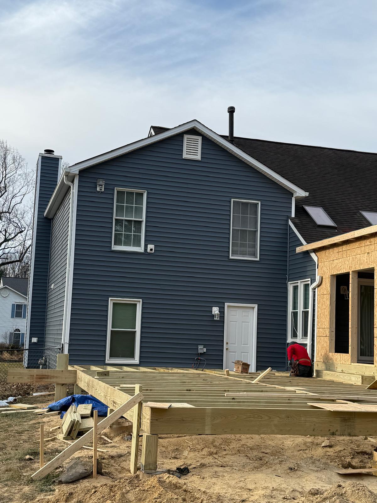 Outdoor Deck Construction